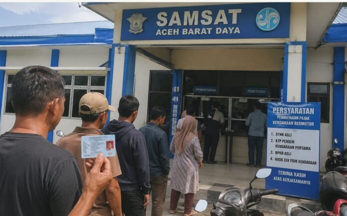 Masyarakat Keluhkan Bayar Pajak di Samsat Abdya Diwajibkan Bawa KTP Pemilik Kendaraan Pertama