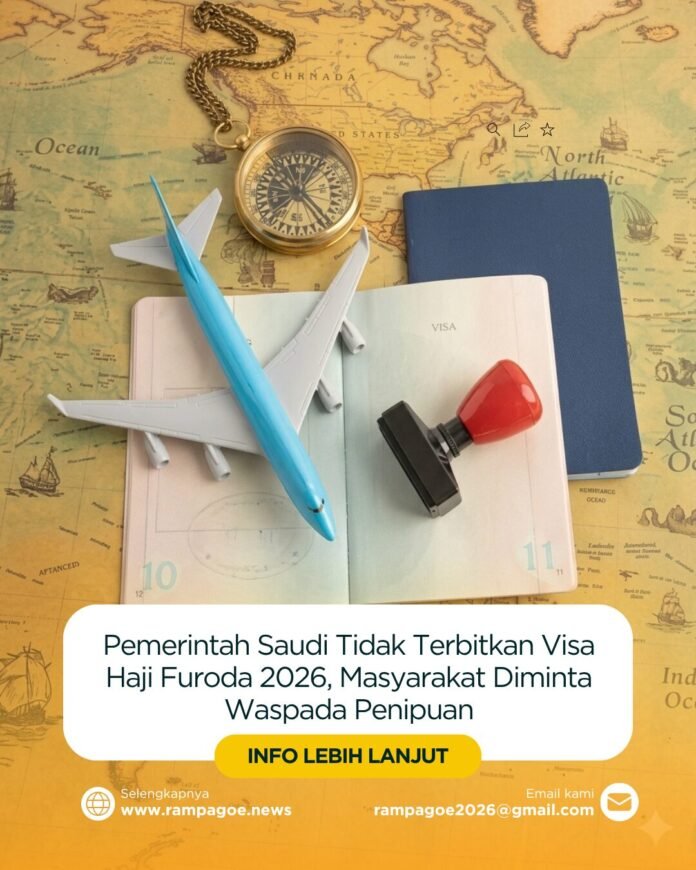 Pemerintah Saudi Tidak Terbitkan Visa Haji Furoda 2026, Masyarakat Diminta Waspada Penipuan