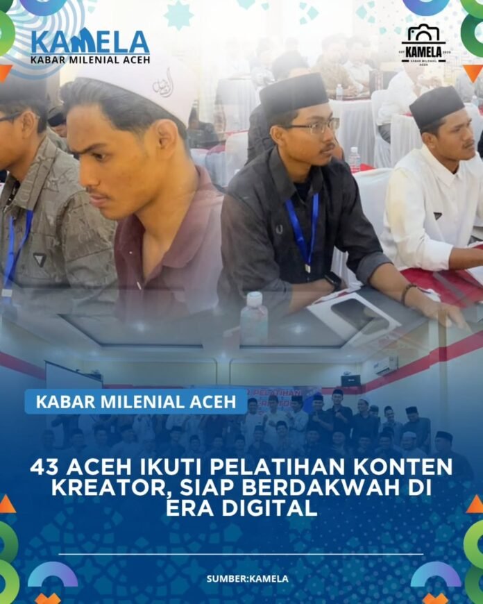 Aceh Siapkan Pasukan Dakwah Digital, Puluhan Santri Digembleng Jadi Konten Kreator Profesional
