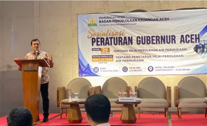 Wakil Gubernur Aceh menyampaikan imbauan kepada SAMSAT untuk menjadi teladan dalam penggunaan pelat nomor kendaraan BL. (Foto: Dok. Humas Pemerintah Aceh)